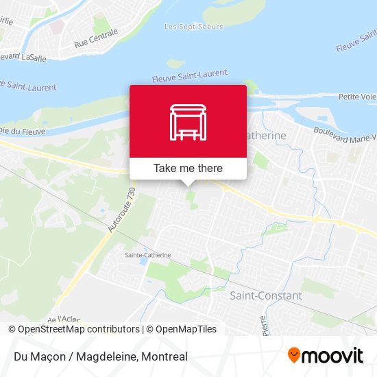 Du Maçon / Magdeleine map