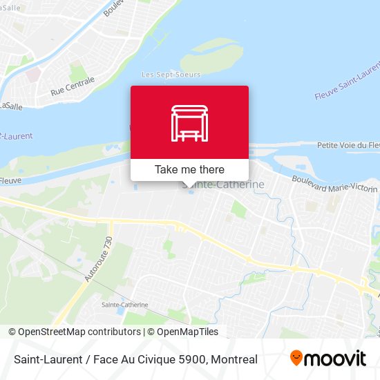 Saint-Laurent / Face Au Civique 5900 map