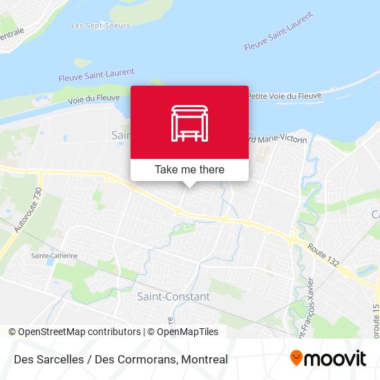 Des Sarcelles / Des Cormorans map