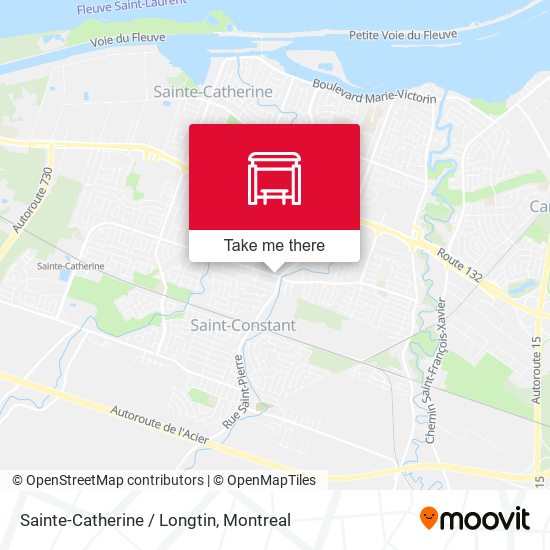 Sainte-Catherine / Longtin map