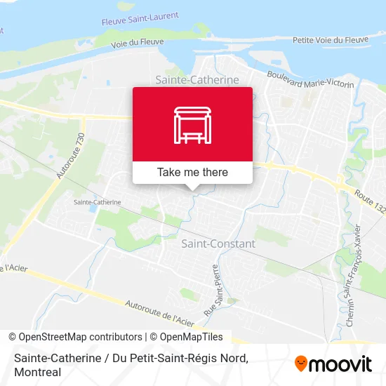 Sainte-Catherine / Du Petit-Saint-Régis Nord map