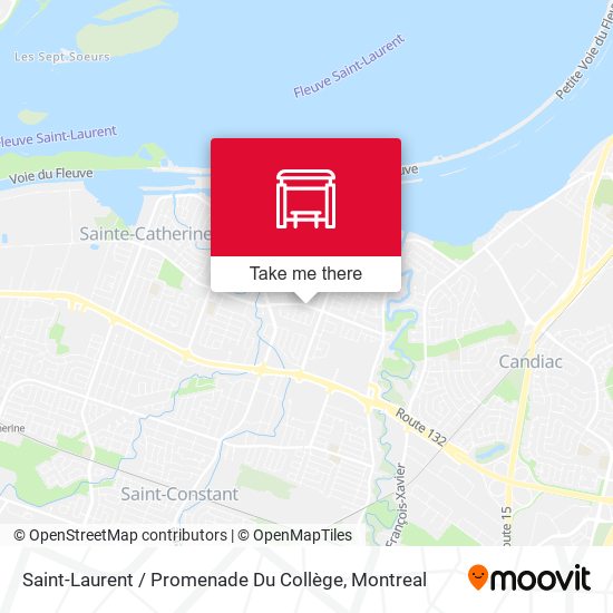 Saint-Laurent / Promenade Du Collège map