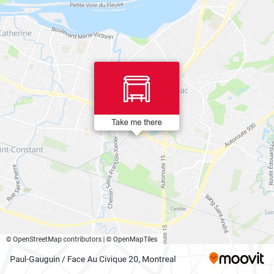 Paul-Gauguin / Face Au Civique 20 map