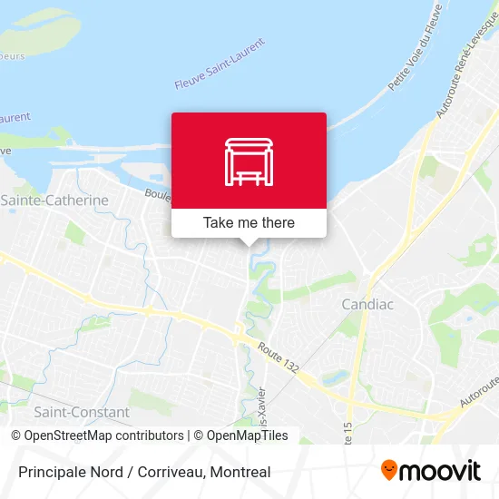 Principale Nord / Corriveau map