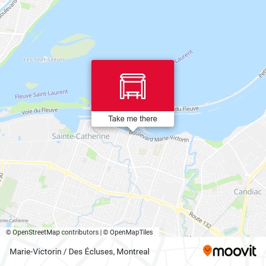 Marie-Victorin / Des Écluses map