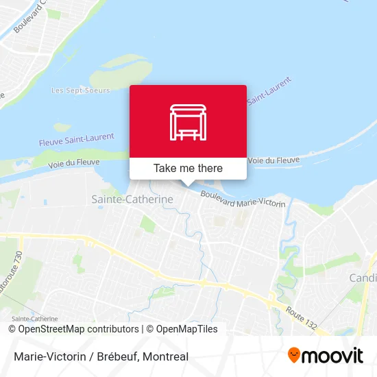 Marie-Victorin / Brébeuf map