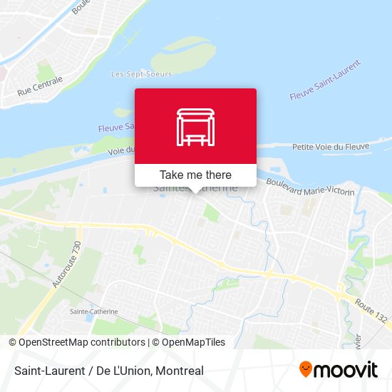 Saint-Laurent / De L'Union map