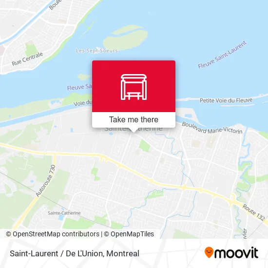 Saint-Laurent / De L'Union map