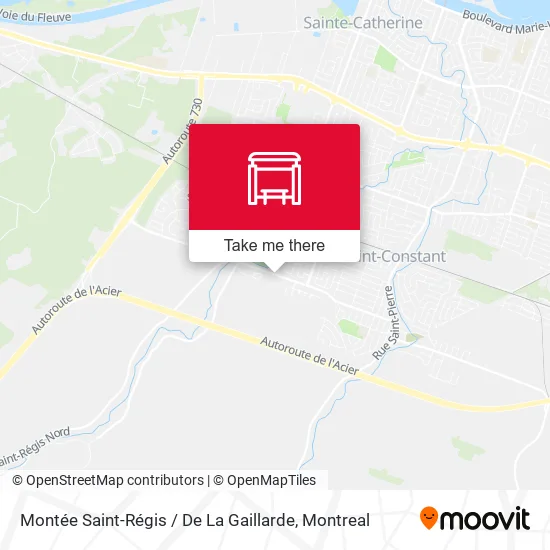 Montée Saint-Régis / De La Gaillarde map