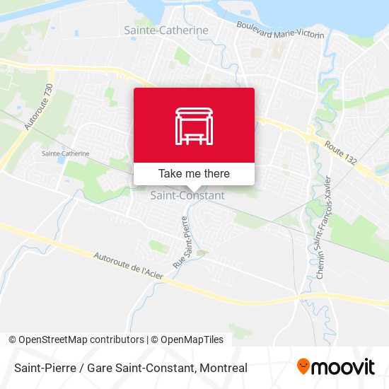 Saint-Pierre / Gare Saint-Constant map
