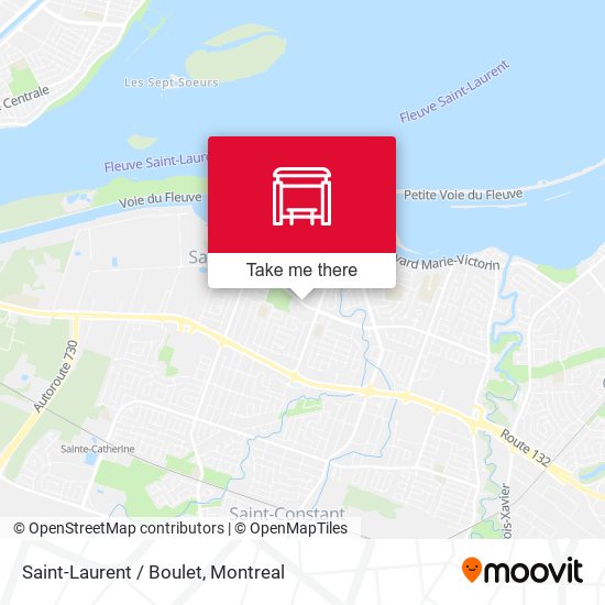 Saint-Laurent / Boulet map