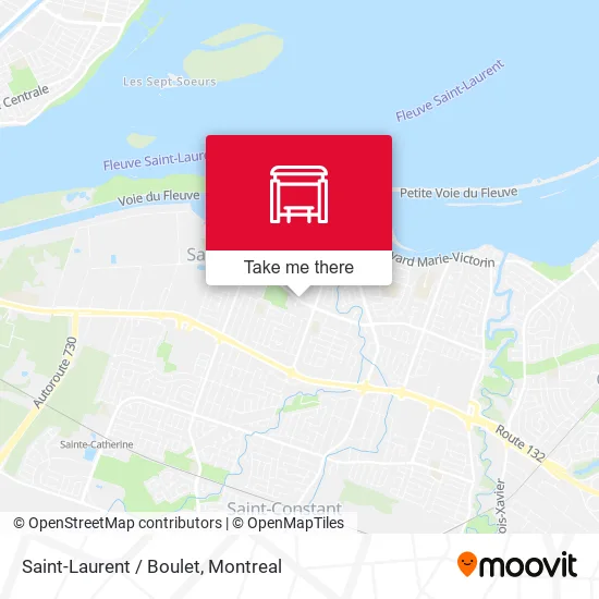 Saint-Laurent / Boulet map