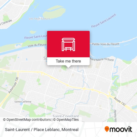Saint-Laurent / Place Leblanc map