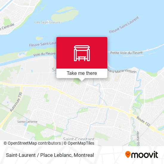 Saint-Laurent / Place Leblanc map