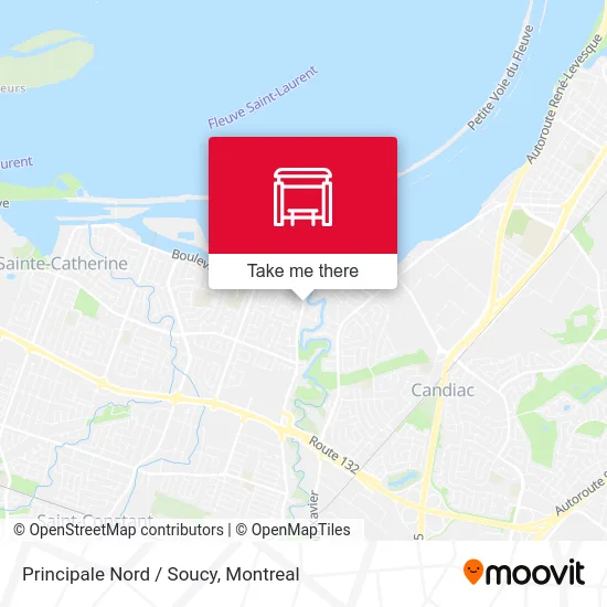 Principale Nord / Soucy map