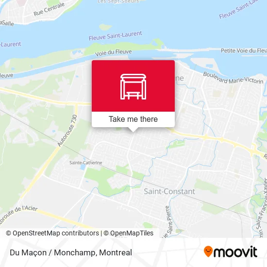 Du Maçon / Monchamp map