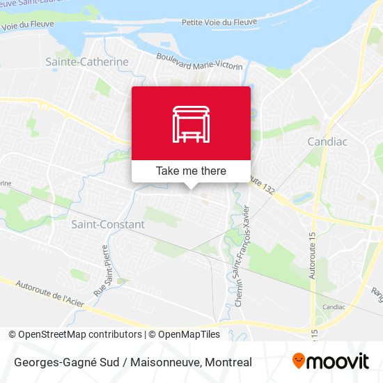 Georges-Gagné Sud / Maisonneuve map
