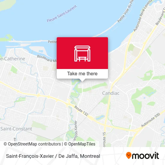 Saint-François-Xavier / De Jaffa map