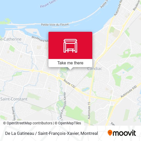 De La Gatineau / Saint-François-Xavier map