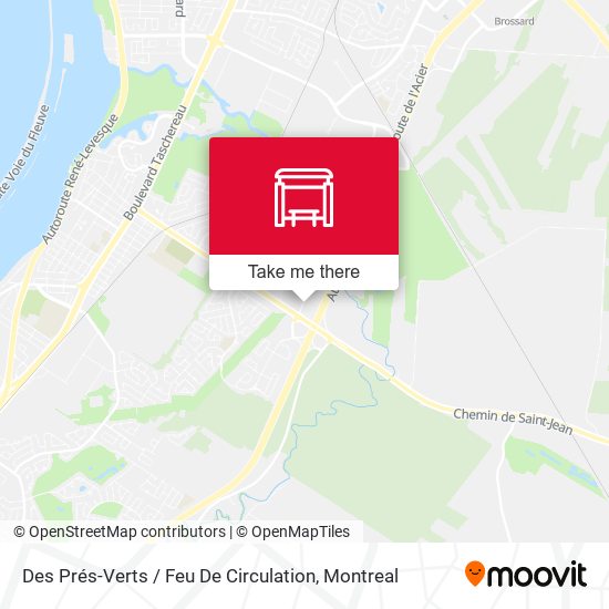 Des Prés-Verts / Feu De Circulation map