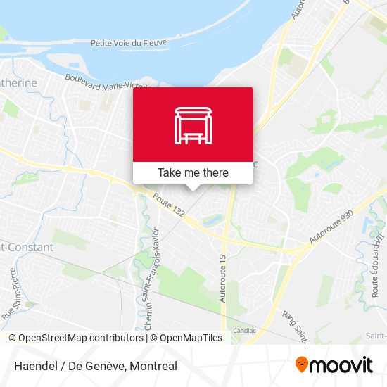 Haendel / De Genève map