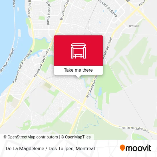 De La Magdeleine / Des Tulipes map