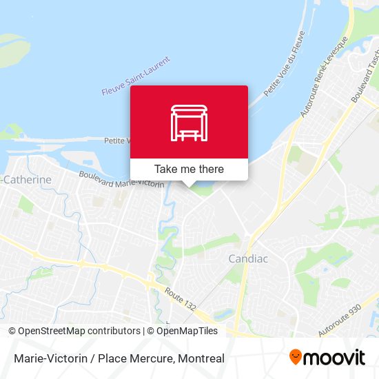 Marie-Victorin / Place Mercure map