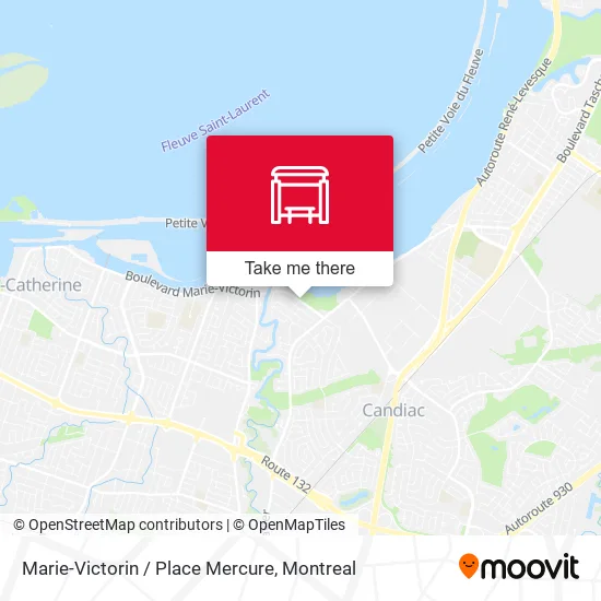 Marie-Victorin / Place Mercure map