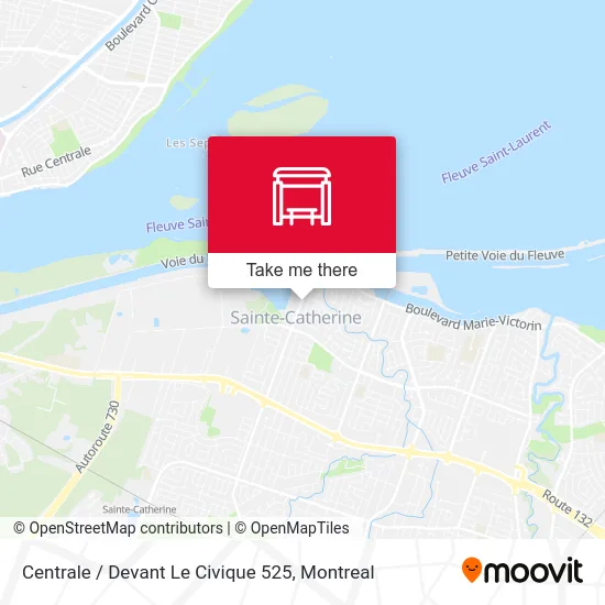 Centrale / Devant Le Civique 525 map