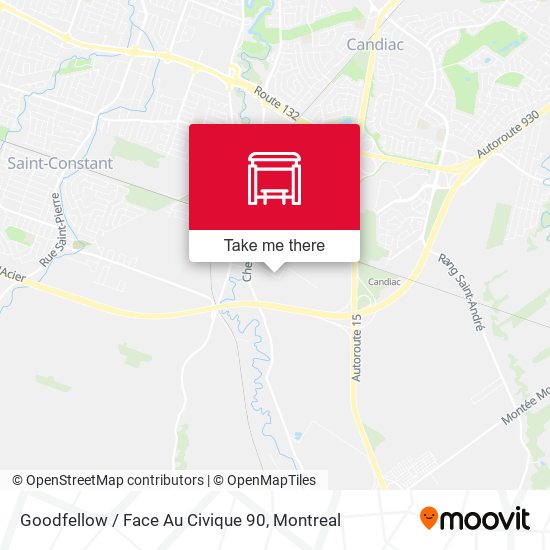 Goodfellow / Face Au Civique 90 map