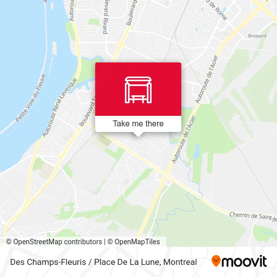 Des Champs-Fleuris / Place De La Lune map