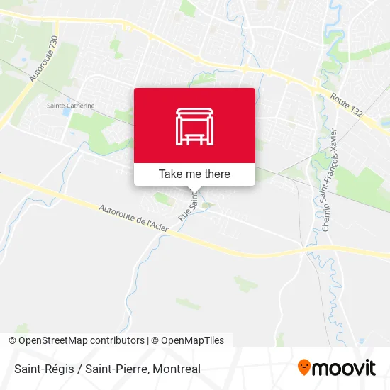 Saint-Régis / Saint-Pierre map