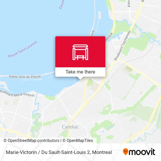 Marie-Victorin / Du Sault-Saint-Louis 2 map