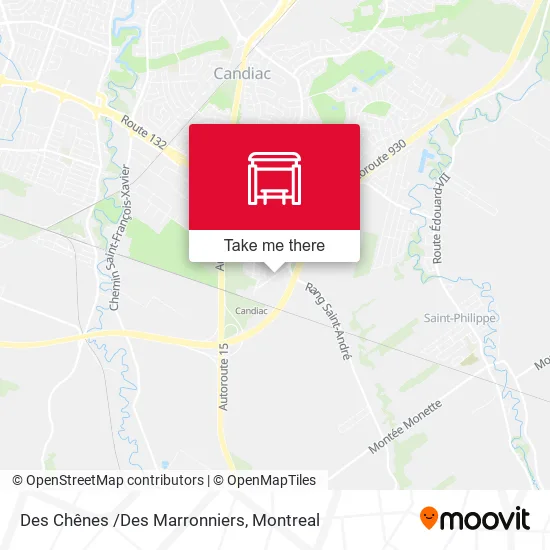 Des Chênes /Des Marronniers map