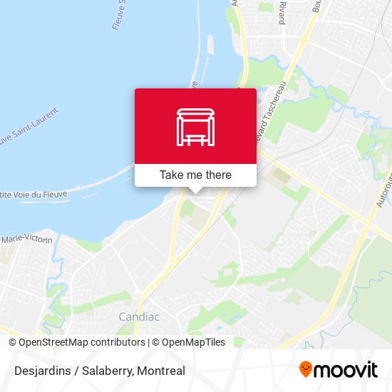 Desjardins / Salaberry map