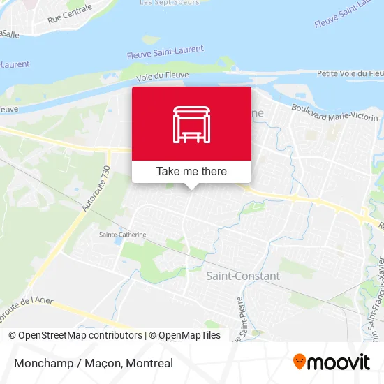 Monchamp / Maçon map