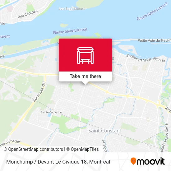 Monchamp / Devant Le Civique 18 map