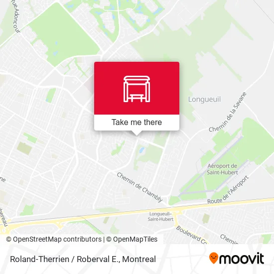 Roland-Therrien / Roberval E. map