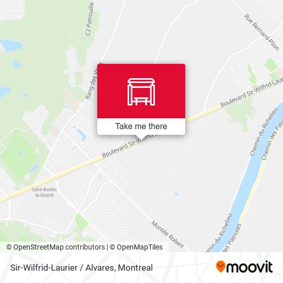 Sir-Wilfrid-Laurier / Alvares map
