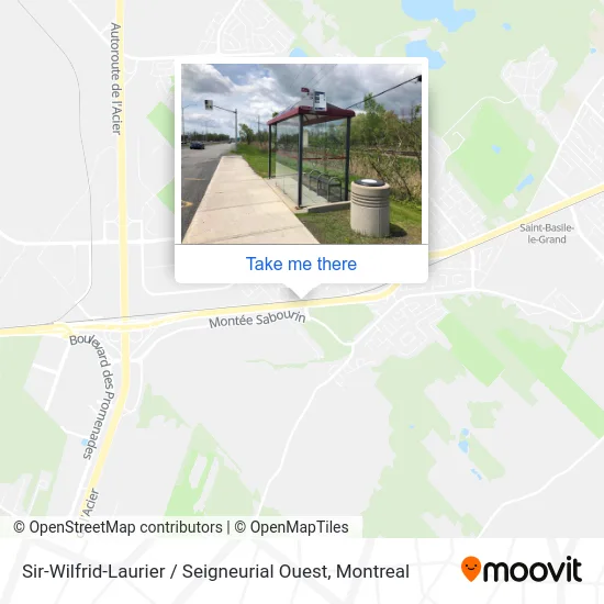 Sir-Wilfrid-Laurier / Seigneurial Ouest map