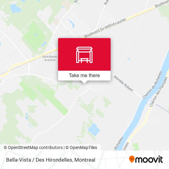 Bella-Vista / Des Hirondelles map
