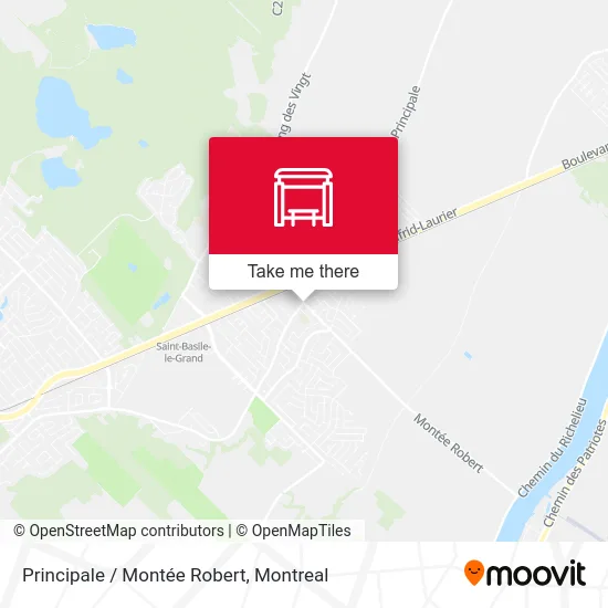 Principale / Montée Robert map