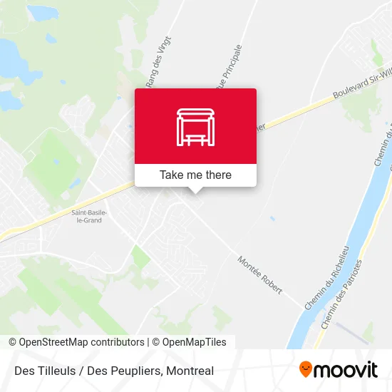 Des Tilleuls / Des Peupliers map