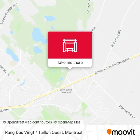 Rang Des Vingt / Taillon Ouest map