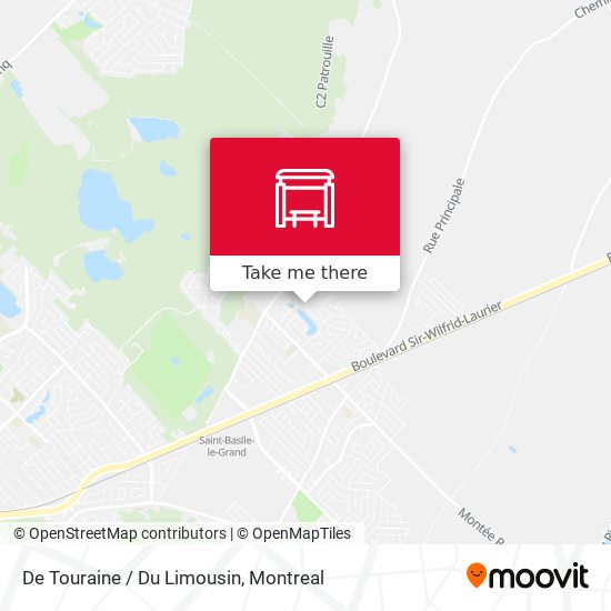 De Touraine / Du Limousin map