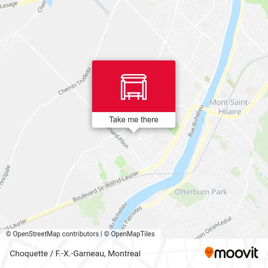 Choquette / F.-X.-Garneau map