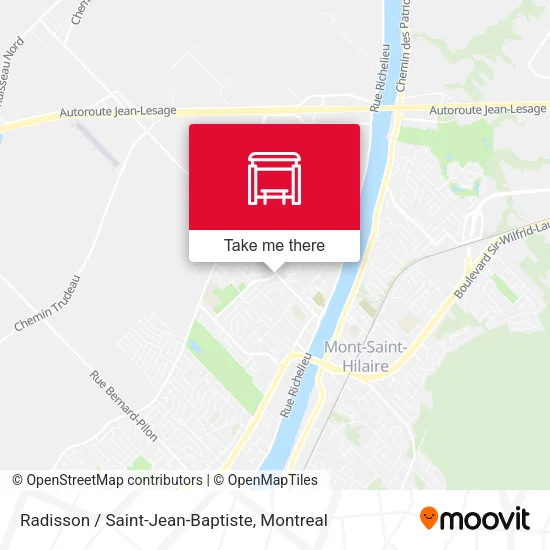 Radisson / Saint-Jean-Baptiste map
