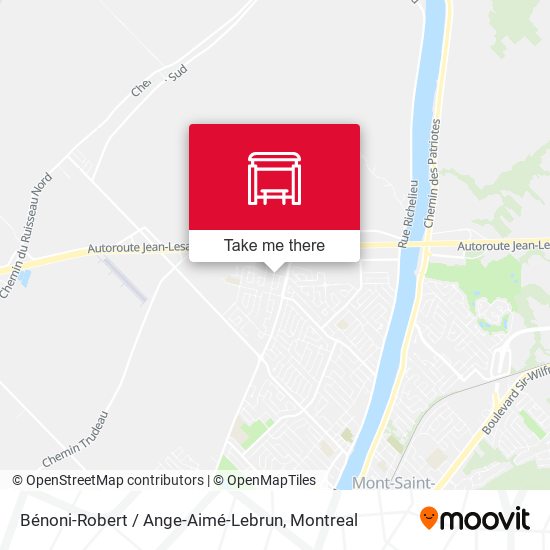 Bénoni-Robert / Ange-Aimé-Lebrun map