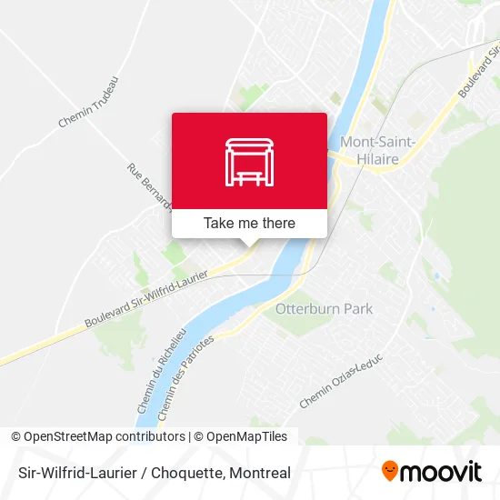 Sir-Wilfrid-Laurier / Choquette map