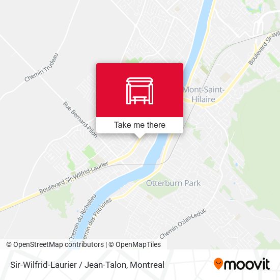 Sir-Wilfrid-Laurier / Jean-Talon map